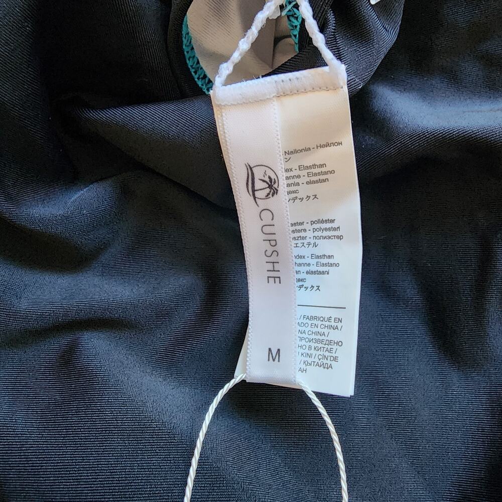 Cupshe Bathing Suit Womens Size Medium One Piece Swim Suit Floral Halter - Picture 7 of 10